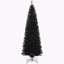 Sapin de Noël artificiel mince non éclairé de 8 pi de hauteur avec branches réalistes