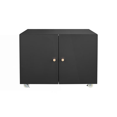 Office Cabinet With 2 Door, Mobile Pedestal File Printer Stand, Filing Cabinet, Living Room Storage Cabinet