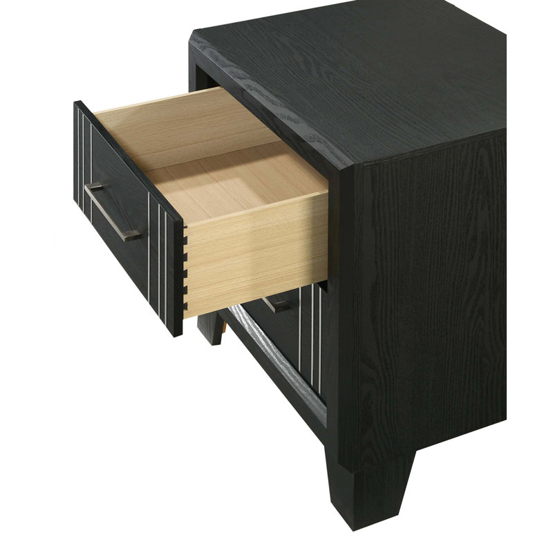 Table de chevet contemporaine 1 pièce à 2 tiroirs