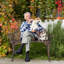 Cast Aluminium Garden Bench-1825535058
