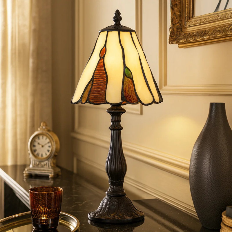Lampe de table en métal Rienk
