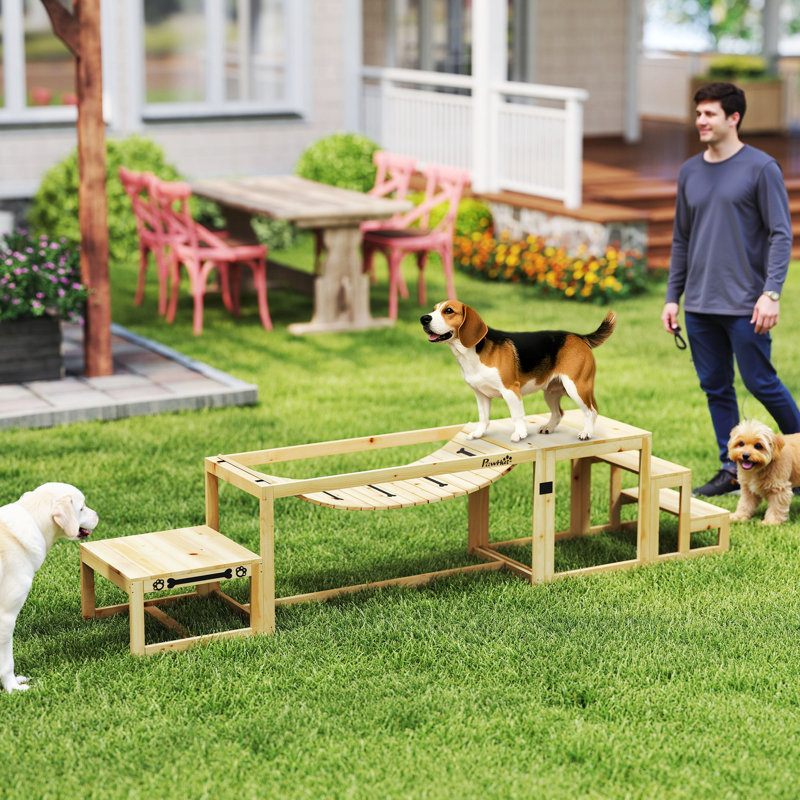 56cm H Panel Solid Wood Dog Agility