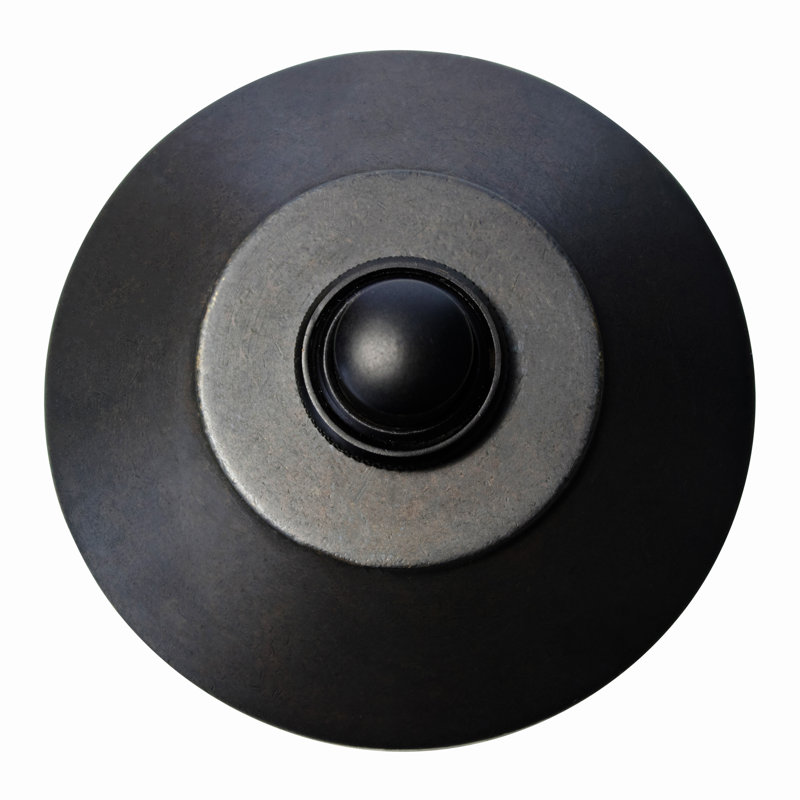 Bouton de sonnette, Noir bronzé à l'huile