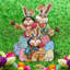 Drucker Wood Easter Decoration