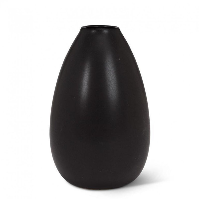 Teardrop Bud Vase, Black