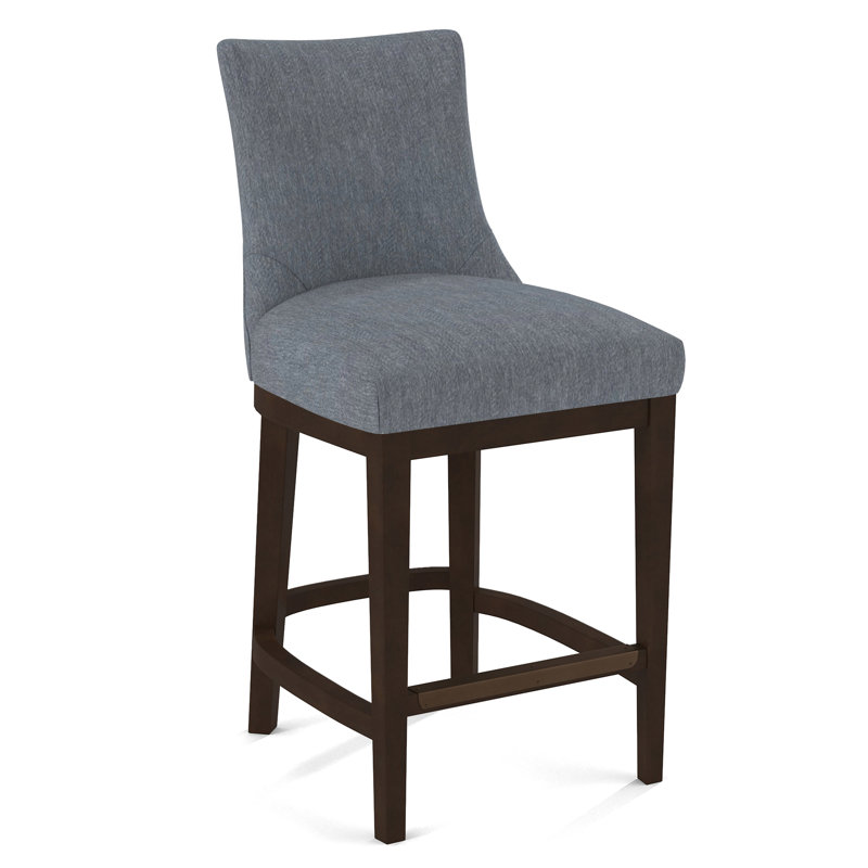 Upholstered Stool, Nutmeg, Applause Archway Grey
