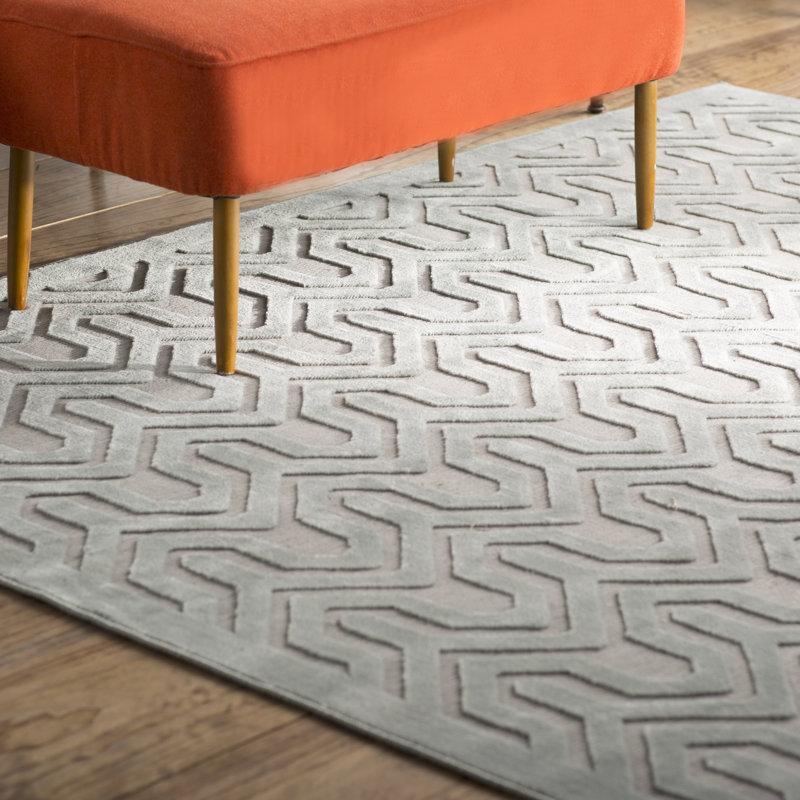 Derr Geometric Indoor Rug, Rectangle 5'3" x 7'3"