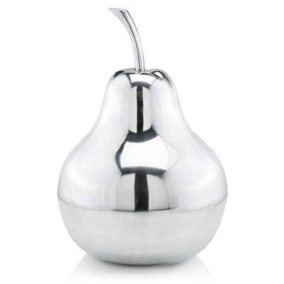 12" X 12" X 17" Buffed Extra Large Polished Pear