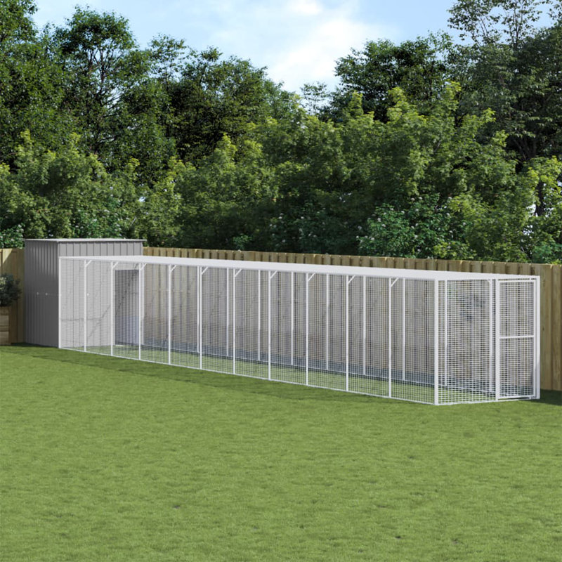 Killeen Chicken Coop, 110cm H x 110cm W x 609cm D, Anthracite