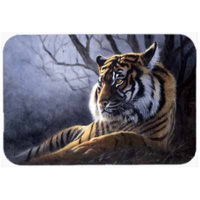 Caroline's Treasures Bengal Tiger Glass Cutting Board