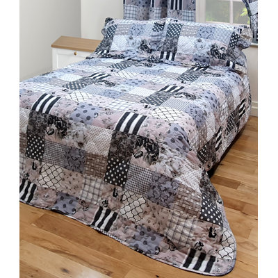 PATCHWORK BEDSPREAD T/O SET Parisa 132 TC