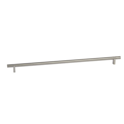 Emtek Select Bar Cabinet Pull 18" Center-to-Center w/ Rectangular Bar Stem & Smooth Bar