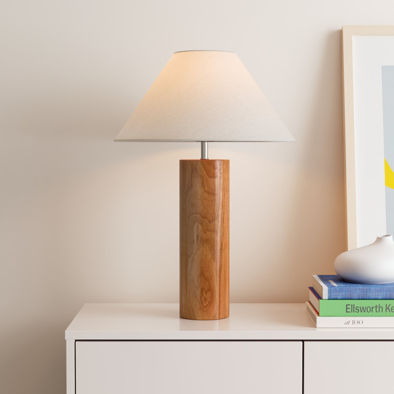 Starr Solid Wood Table Lamp, Natural