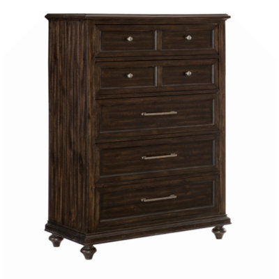 Solid Transitional Style Bedroom 1Pc Chest Of Drawers Driftwood Wooden Furniture Traditional Framing