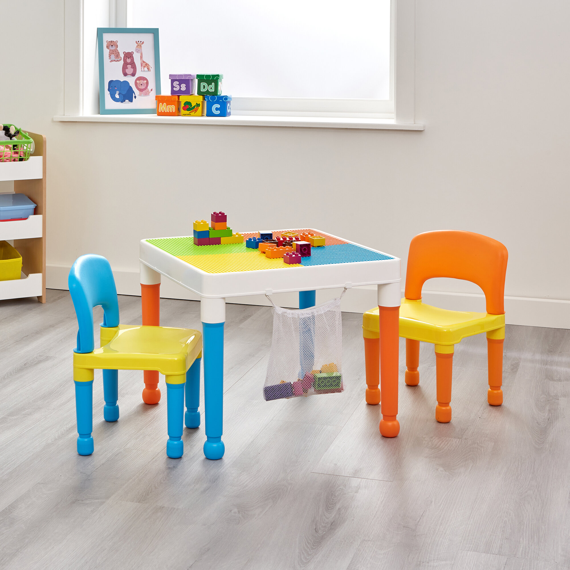 5 piece children's table best sale and chairs