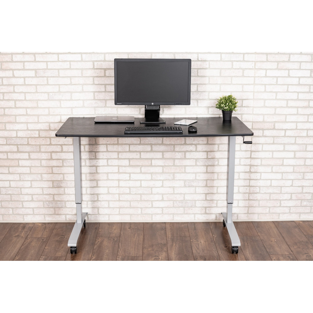Adjustable Metal Base Standing Desk Luxor
