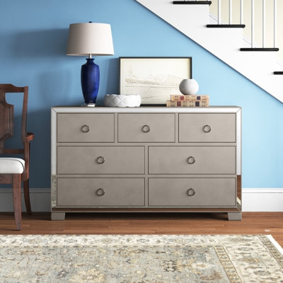 Maineville 7-Drawer Rectangular Double Chest of Drawers