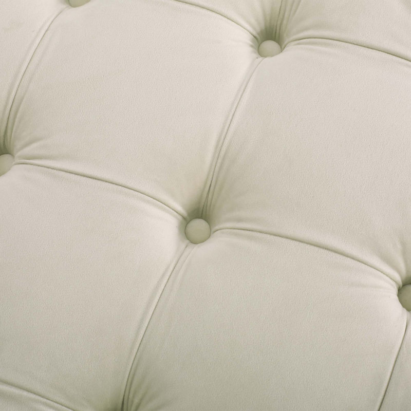 Ottoman Bench, Beige