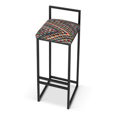 Machia Upholstered Counter Stool with Metal Frame