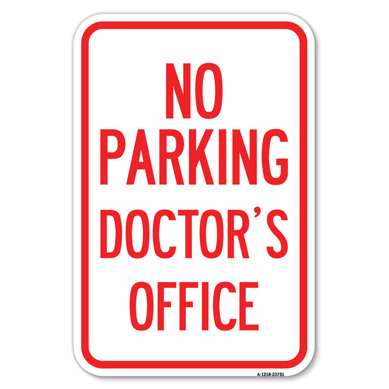 Pas de place pour le cabinet du médecin / 23751, H 18 po x l 12 po x P 1 po
