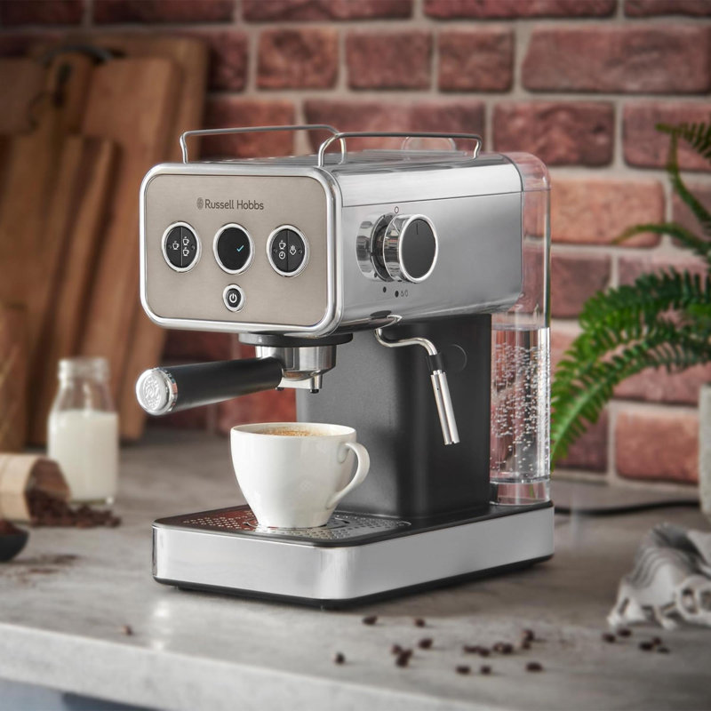 RUSSELL HOBBS DISTINCTIONS BREAKFAST SET WITH COFFEE, Black