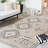 Mackay Southwestern Handmade Flatweave Jute Gray/Black Area Rug-721820086