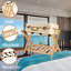 Porte-bagages pliant en bambou