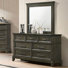 Commode 7 tiroirs avec miroir Kalling