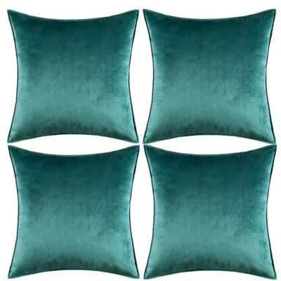 Plain Velvet Velvet Reversible Throw Pillow