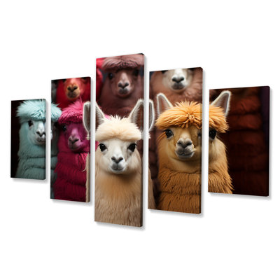 Fête festive colorée «Alpacas»