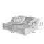 Canapé Cloud avec siège profond et conception sans assemblage-129584436-129584440