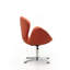 Chaise ballon rembourrée en métal Raspberry Modern-25675681