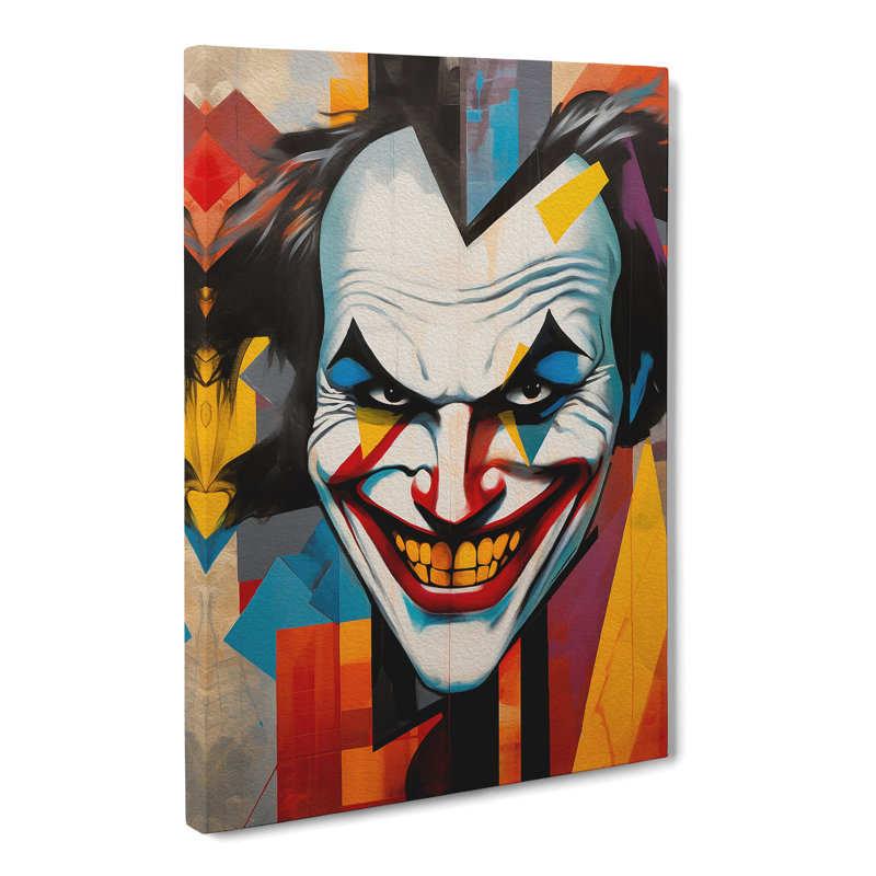 Joker Constructivism - Wrapped Canvas, 50cm H x 35cm W x 3cm D