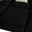 Canapé d'angle moderne Cloud sans os de 400 cm (157 po), canapé modulable en forme de L rembourré avec pouf et assise profonde pour salon, noir-134235762