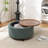 Eniyah Round Cocktail Ottoman with Storage-927757460