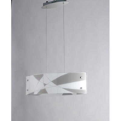 Grajeda 1 - Light White LED Unique/Statement Pendant