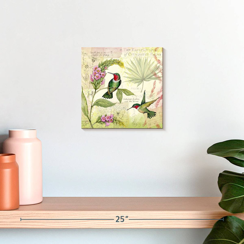 Vol de colibris, H 10 po x l 10 po