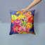Coussin décoratif intérieur/extérieur gerber marguerites