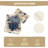 Blue Porcelain Pumpkin Ink 210 GSM Fall Table Runner, Seasonal Autumn Kitchen Dining Table Decoration For Home Party Decor 13X108 Inch