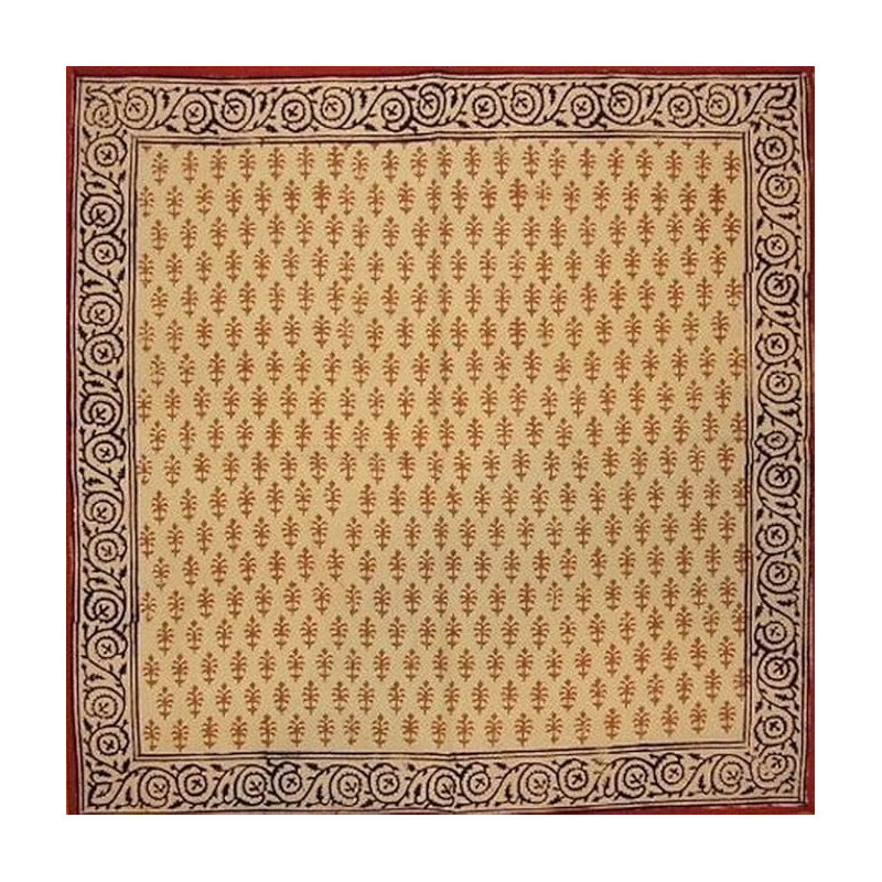 Blend Floral Square Set of Four Cotton Napkins