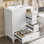 Meuble-lavabo 24 po avec lavabo en céramique