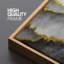 «Minimal Landscape Mountain Ridges With Golden Nature Landscape», reproduction d'art sur toile-98041942-111176092
