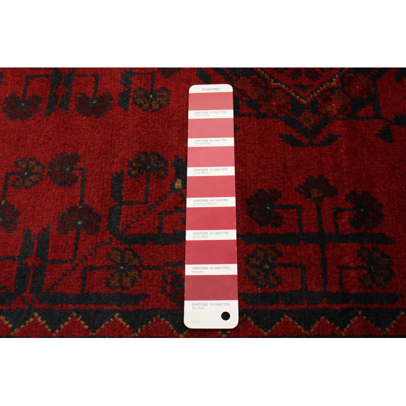 Tapis unique en laine noué à la main 3 pi 4 po x 4 pi 11 po nouvel âge Keenesburg