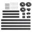 178cm Wall Mounted Clothes Rack