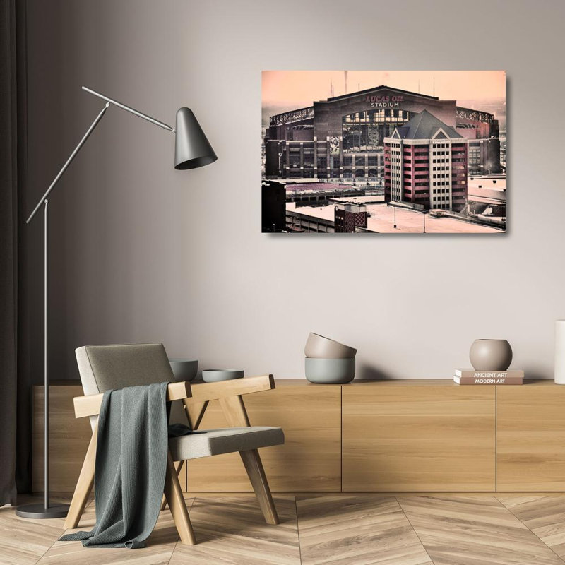 Lucas Oil Stadium, 16" H x 24" W