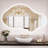 Asymmetrical LED Frameless Backlit Wall Mirror Bathroom Vanity Mirror with 3 Color Adjustment and Anti-Fog-154360184
