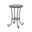 Table d'appoint de patio avec tablette