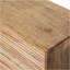 Grande commode à barre en T en bois massif Soba