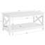 Table basse moderne avec tablette de rangement
