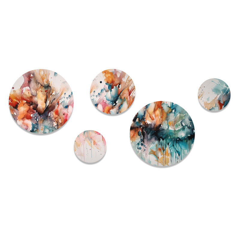 Abstract Wall Decor on Metal